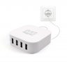 Elari Сетевое зарядное устройство PowerPort Mini White (4 USB-порта) 