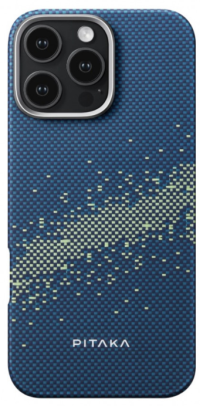 Pitaka Чехол для iPhone 16 Pro Max | StarPeak Tactile Woven Case | Milky way galaxy