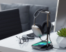 Satechi 2 in 1 Headphone Stand with Wireless Charger. Подставка для наушников 2-в-1 с беспроводным зарядным устройством  Цвет - Серый Космос.