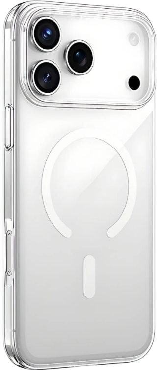 8483 Чехол для iPhone 17 Pro Max | С поддержкой  MagSafe | С выступами для защиты камеры и экрана | Cold ice