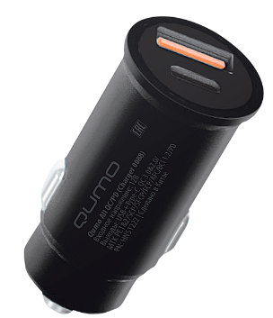 АЗУ QUMO All QC/PD (Charger 0088), USB + Type C (Bl)
