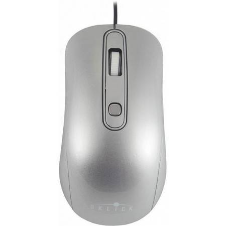 Мышь компьют. Oklick 155 M серебристый USB Global