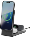 Native Union Rise 3-in-1 Magnetic Wireless Charger | Беспроводное зарядное устройство | Цвет черный | MagSafe | Qi2 | Для iPhone AirPods Apple Watch | Быстрая зарядка 15W