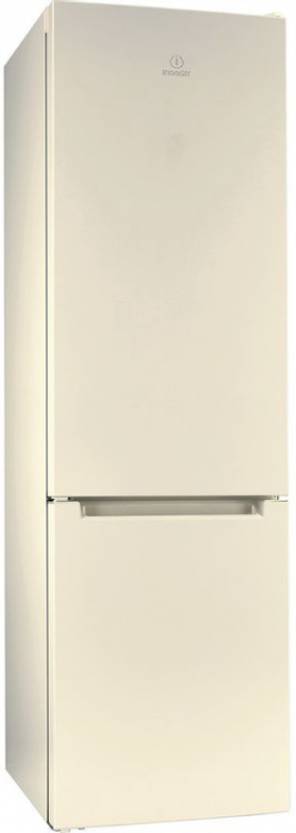 Indesit двухкамерный холодильник DS 4200 E | Общий объем: 361 л | Мощность замораживания: 4 кг/сут | Класс энергопотребления:  A | Габариты (ВxШxГ): 200x60x64 см | Цвет: Бежевый | Global