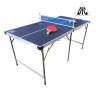Теннисный стол детский DFC складной/ 150 х 75 х 67,5 см/ с сеткой/ 2 мяча/ 2 ракетки/ поле 9 мм, синий
