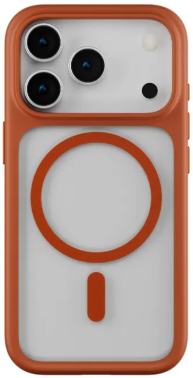 Levelo Чехол для iPhone 17 Pro Max с MagSafe, Solo Matte Case Orange