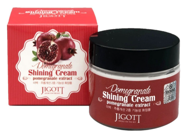 Крем для лица с экстрактом граната Jigott Pomegranate Shining Cream 8809210034117