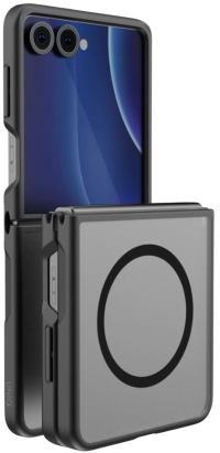 Uniq Чехол для Samsung Z Flip 8 с зарядкой MagClick, VEREN (AF)- SMOKY FROST