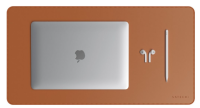 Satechi Eco Leather Deskmate | Коврик для компьютерной мыши (ST-LDMN) Размер 58,5 x 31 см. Цвет коричневый.