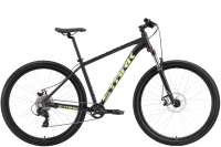 Stark Hunter 29.2 D 2024 Горный Велосипед : Цвет черный / кислотно-желтый | Алюминиевая Рама 6061 | 21 Скорость | Максимальный Вес Велосипедиста 130 кг | Подходит для Роста 165-195 см | Конусные Тормоза | Вес 14.0 кг