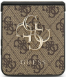 Guess Чехол для Samsung Z Flip 7, PU 4G Big metal logo Hard Brown