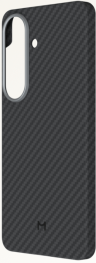 Magssory Чехол для Samsung S26 | С поддержкой MagSafe | Кевлар | Aramid Frame Case | Black