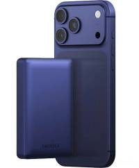 Energea AluPac MagSafe Повербанк 10000mAh 15W Беспроводная Зарядка USB-C 20W Ultra Light Aluminium Blue