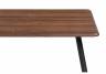    Woodville стол "Кангас" , 120х80х77 , орех кантри / черный , материал столешницы - МДФ , материал ножек - металл , 80см*77см*120 см