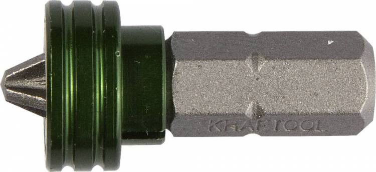 Kraftool 26128-2-25-1, Биты "ЕХPERT", с магнитным держателем-ограничителем, 1 шт. в блистере