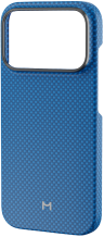 Magssory для iPhone 18 Pro | Aramid Frame Case | Совместим с MagSafe | Cobalt