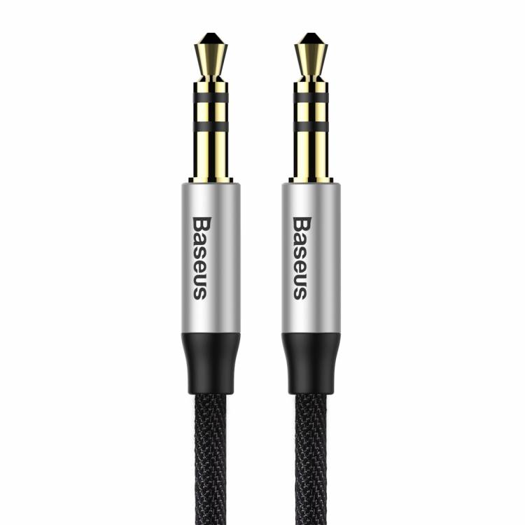 Baseus Кабель Yiven Audio Cable M30 0.5M Silver+Black