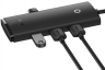 Хаб Baseus Lite Series 4-Port Type-C HUB Adapter (Type-C to USB 3.0*4 ) 1m (WKQX030401) Black