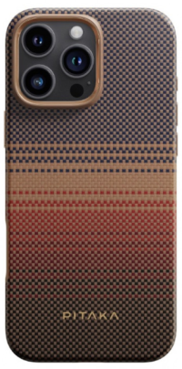 Pitaka чехол для iPhone 16 Pro | Military-Grade | Sunset