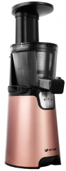 Kitfort cоковыжималка электрическая КТ-1114 розовый | шнековая вертикальная | скоростей - 1 шт | резервуар для сока - 400 мл | корпус - пластик