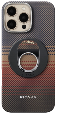 Pitaka Sunset & Grip 3 с MagSafe Чехол для iPhone 16 Pro | Магнитное кольцо | Легкий и прочный материал | Совместимость с MagSafe | Тонкий дизайн | Высокая прочность