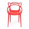 Tetchair Стул Cat Chair (mod. 028) пластик, 54,5*56*84см, красный, 033 14102
