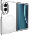 Uniq Чехол для Samsung Z Fold 8 с зарядкой MagClick, Прозрачный Hybrid LifePro Xtreme 