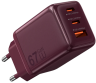 WiWU Wi-G026 67W GaN Сетевое зарядное устройство | Два порта USB-C и USB-A