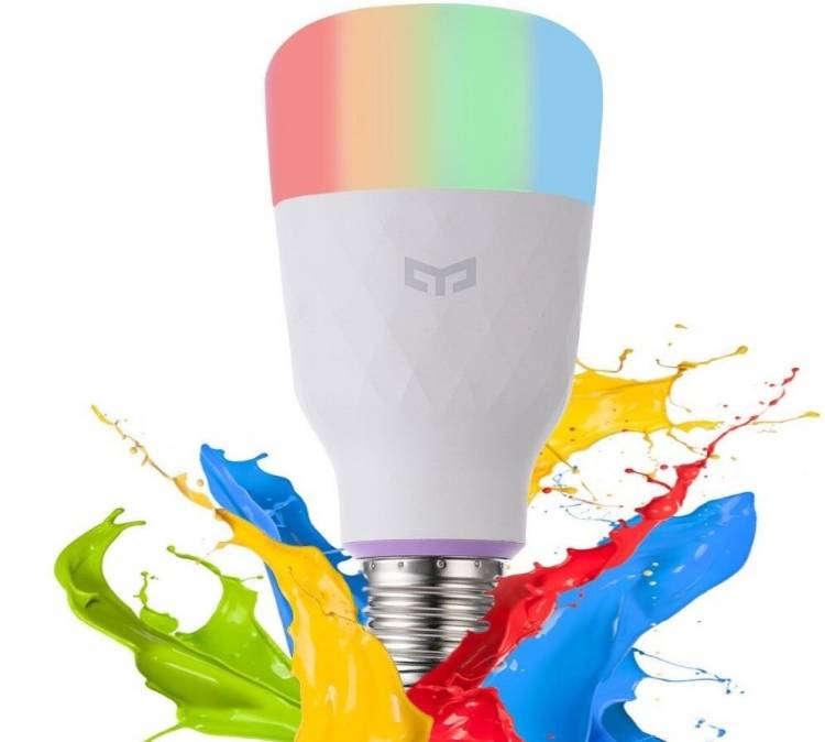 Xiaomi Умная лампочка Yeelight Smart LED Bulb 1S Colorful, White
