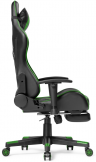 Woodville Компьютерное кресло "Corvet" черный / зеленый | Ширина - 54; Глубина - 60; Высота - 125 см