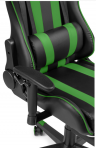 Woodville Компьютерное кресло "Corvet" черный / зеленый | Ширина - 54; Глубина - 60; Высота - 125 см