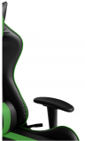 Woodville Компьютерное кресло "Corvet" черный / зеленый | Ширина - 54; Глубина - 60; Высота - 125 см