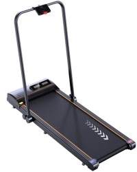 DFC Беговая дорожка Ymclub T-GFWP001BK с поручнем | Механическая | Двигатель 0,75 л/с | Скорость от 1 до 12 км/ч | Максимальный вес пользователя 100 кг | Складная модель