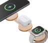 Energea Беспроводное зарядное устройство 3 в 1 | 22.5W | Складное | с MagSafe | Qi2 | AluMag Trio, Orange