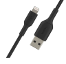 Belkin Кабель BoostCharge USB-A Braided Cable with Lightning Connector. Длина: 1м. Цвет: черный