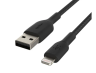 Belkin Кабель BoostCharge USB-A Braided Cable with Lightning Connector. Длина: 1м. Цвет: черный