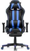 Woodville Компьютерное кресло "Corvet" черно / синий | Ширина - 54; Глубина - 60; Высота - 125 см