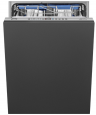 Smeg Полностью встраиваемая посудомоечная машина STL323BQLH | Загрузка 14 комплектов посуды, 5 программ, 1/2 загрузка
