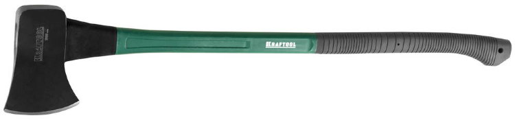 Kraftool "EXPERT" 900мм, 1,6кг 20651-16 Топор универс, для рубки и раскал древесины, с эргоном двухкомп фиберглас рукояткой