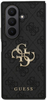 Guess Чехол для Samsung Z Fold 7, PU 4G Big metal logo Hard Black