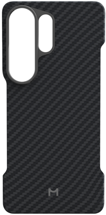 Magssory Чехол для Samsung S26 Ultra | С поддержкой MagSafe | Кевлар+ карбон | Aramid Zero | Black