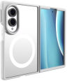 Uniq Чехол для Samsung Z Fold 8 с зарядкой MagClick, VEREN (AF)- CHALK FROST
