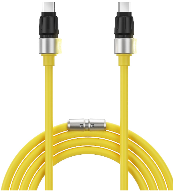 SHARGE Кабель Type-C - Type-C Phantom 1.2м   SL106 | 5A-240W | Нейлоновая оплетка | Высокоскоростная передача данных 480 Мбит/с.