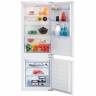 Встраиваемый холодильник Beko BCHA 2752 S / 275 л, нижняя морозильная камера, разморозка - No Frost, 54 см x 177.5 см x 54.5 см / Global