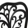 Tetchair Комплект Secret De Maison Romance (стол +2 стула) алюминиевый сплав, D60/H67, 53х41х89см, черный / 10668