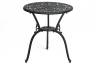 Tetchair Комплект Secret De Maison Romance (стол +2 стула) алюминиевый сплав, D60/H67, 53х41х89см, черный / 10668