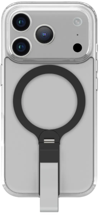 Levelo Чехол для iPhone 17 Pro с поддержкой с MagSafe, Spira Grip Case, Silverstone