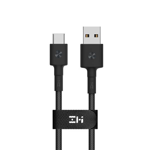 Xiaomi Кабель ZMI Premium USB-C to USB Cable with PP Braided Sleeve for Charging and Data Sync (100 см), Black