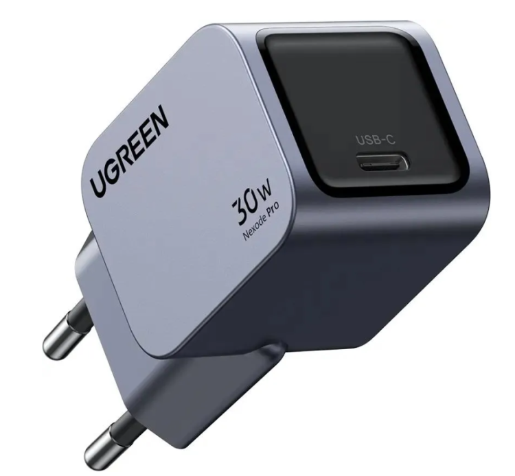 Ugreen Сетевое зарядное устройство X703 Nexode Pro | 30W | USB-Type-C |  PD GaN | Цвет: серый (35006)