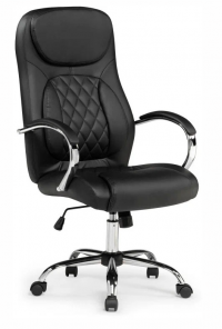 Woodville компьютерное кресло "Tron" , 61см*70см*111см , хромированный металл / искусственная кожа , страна производства - Россия /15518